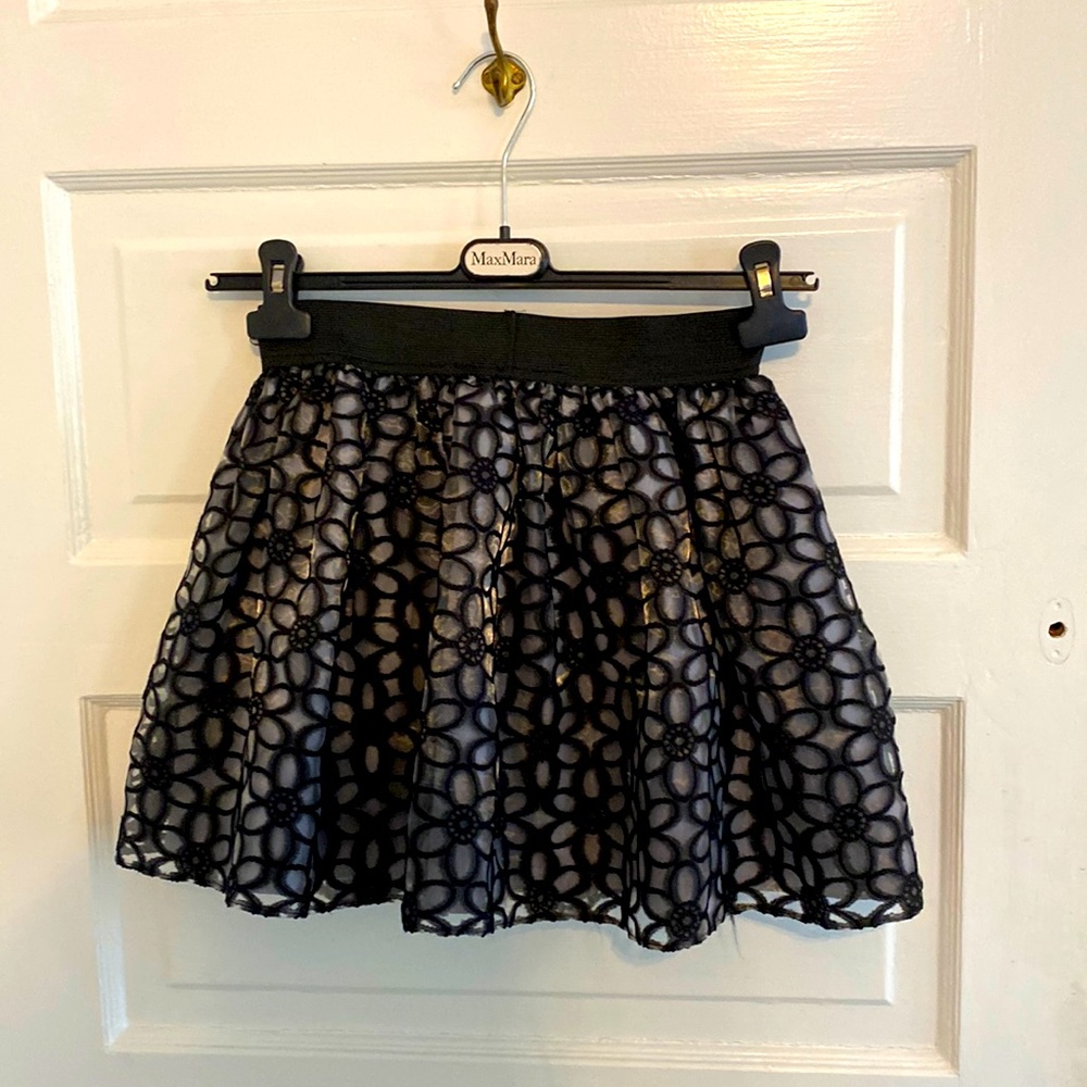 Pippa & Julie Flower Print Child Skirt Size 10